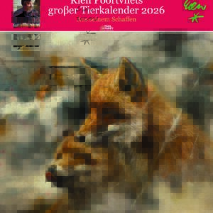 Rien Poortvliets grosser Tierkalender 2026